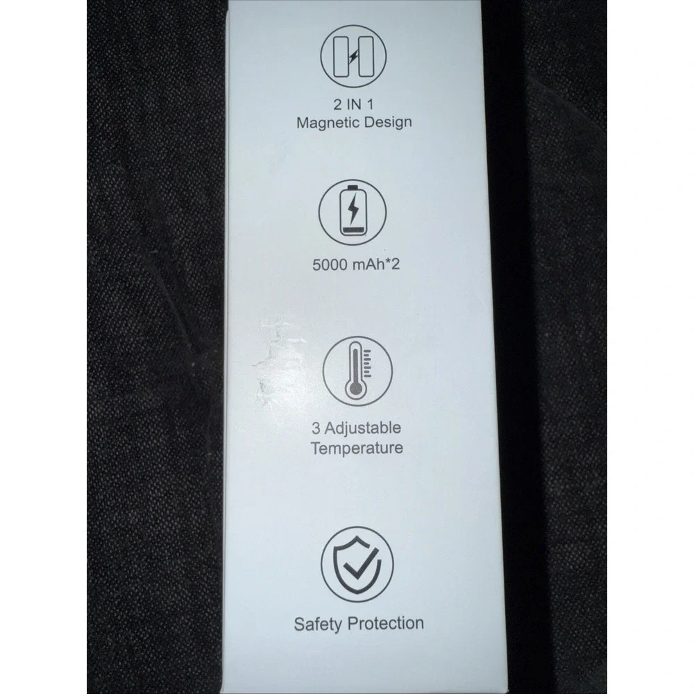 Hand‎ Warmers Rechargeable 2 Pack,10000mAh Split-Magnetic Electric AI Handwarmer